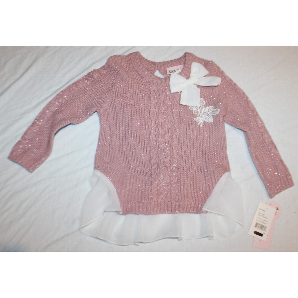 Little Lass Girls  24 months Little lass sweater NWT